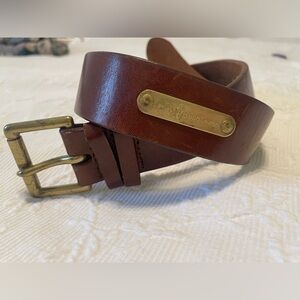 Vintage Ralph Lauren Leather Belt, Vintage Medium